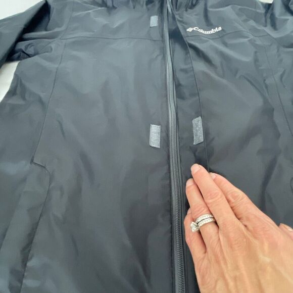 EUC Columbia Youth Watertight II Rain Jacket/Windbreaker - M/10-12 - Picture 5 of 11